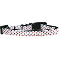 Pet Pal Patriotic Polka Dots Nylon Ribbon Dog Collar Small PE793554